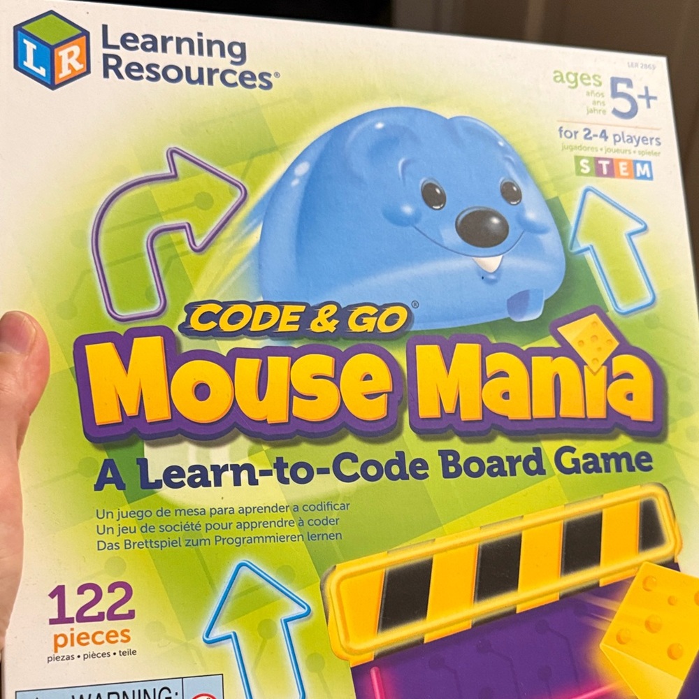 Learning Resources Code & Go Mouse Mania Board Game